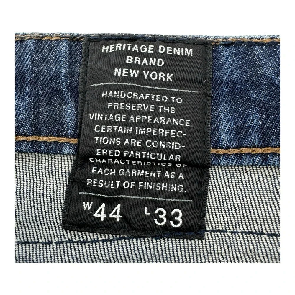 Cult of Individuality Rocker Slim Rare Patch Edition Jeans Blue Men's Size 44x33